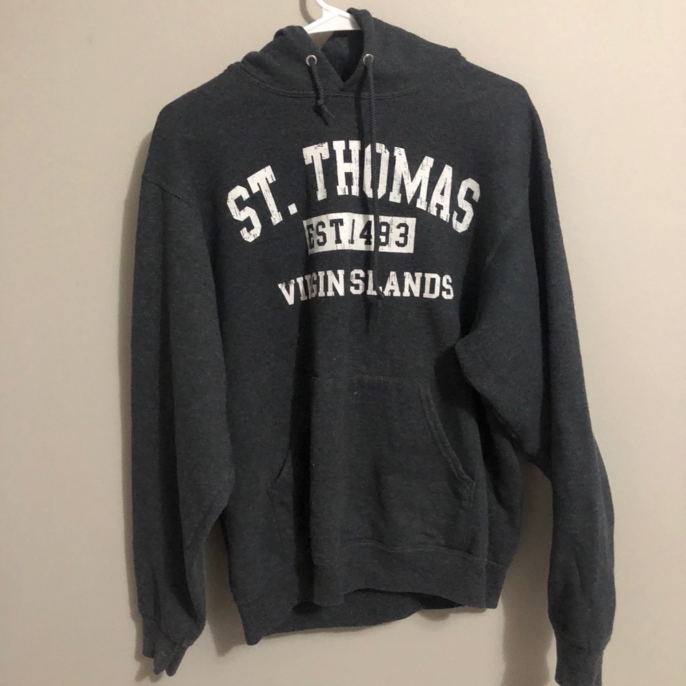 Medium dark grey St. Thomas hoodie